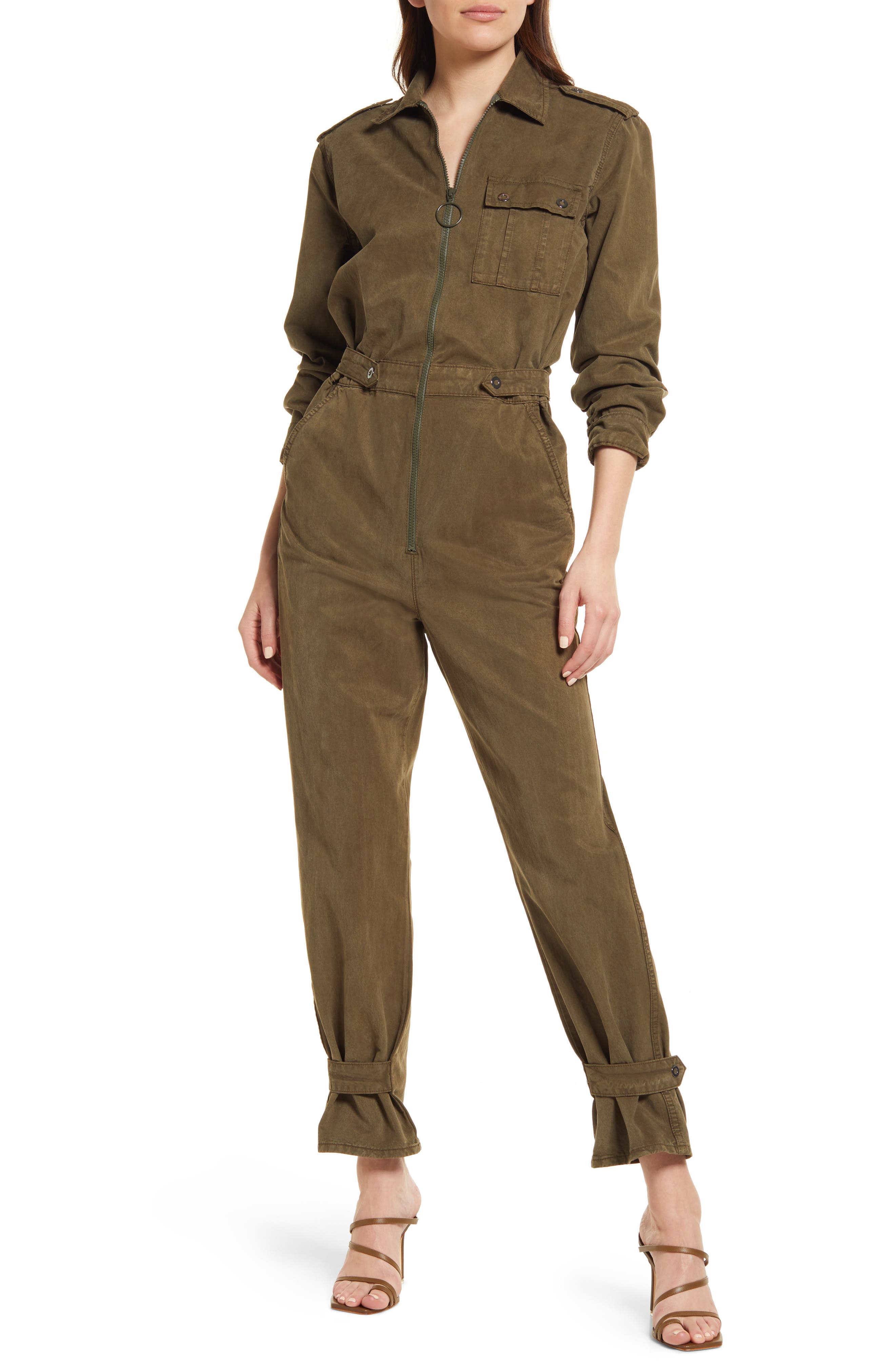 YONGM Womens One Piece Drawstring Jumpsuit Deep V Neck Wrap Romper YONGM Womens One Piece Drawstring Jumpsuit Deep V Neck Wrap Romper